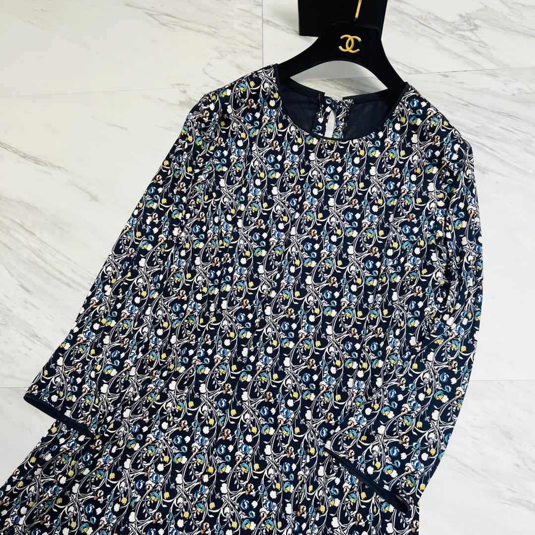 未使用級♡ Leilian 近年モデル ロングワンピース 花柄 3L〜4L相当