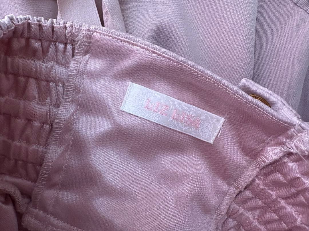 ❤︎LIZLISA 2連リボンベルトスカパン（pink）❤︎