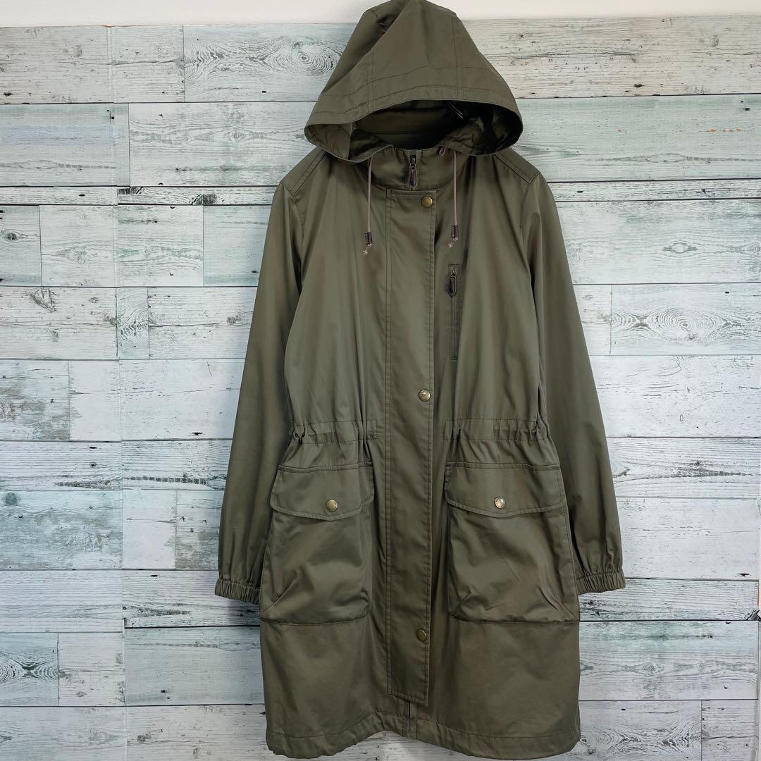 ☆ほぼ未使用☆マッキントッシュフィロソフィー　モッズコート　カーキ　ロゴ刻印