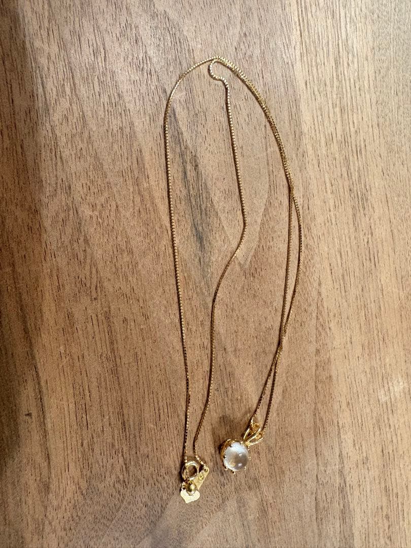 K18 ストーン付きネックレス 3.5g