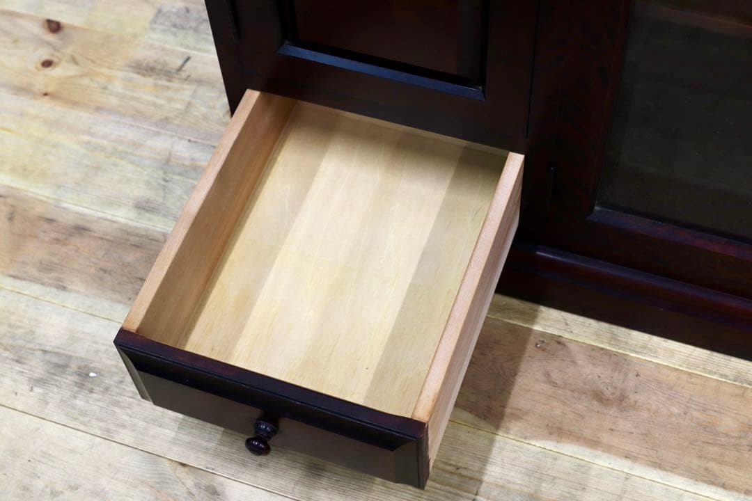 GMHH250○民芸家具 サイドボード リビングボード 樺材 レトロ 和家具 和