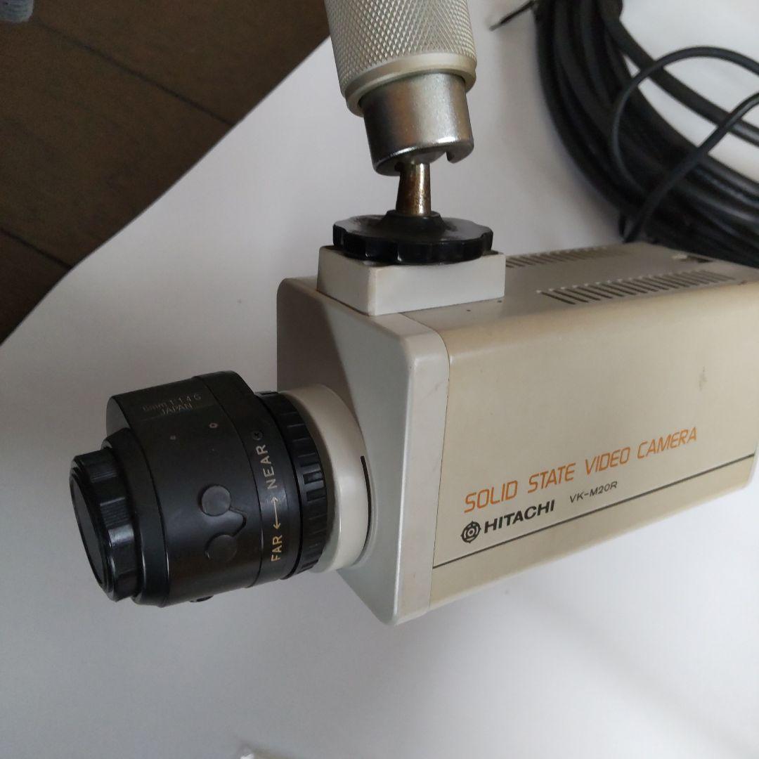 防犯カメラ HITACHI 白黒ビデオカメラVK-M20R形 中古