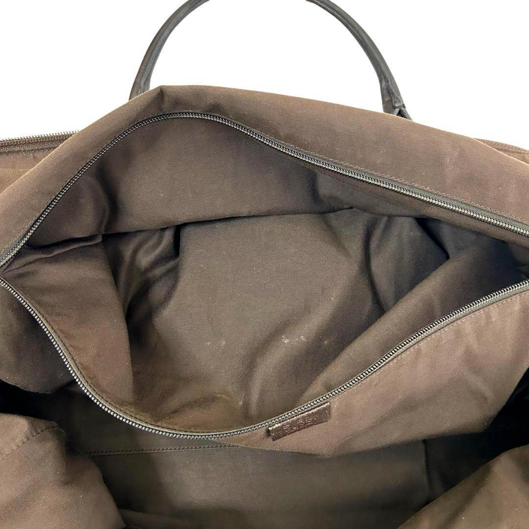 美品GUCCI GGキャンバス ボストンバッグ ショルダーストラップ付き