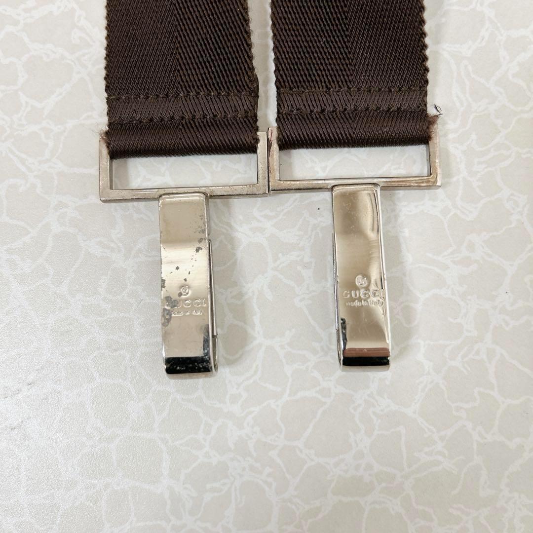 美品GUCCI GGキャンバス ボストンバッグ ショルダーストラップ付き