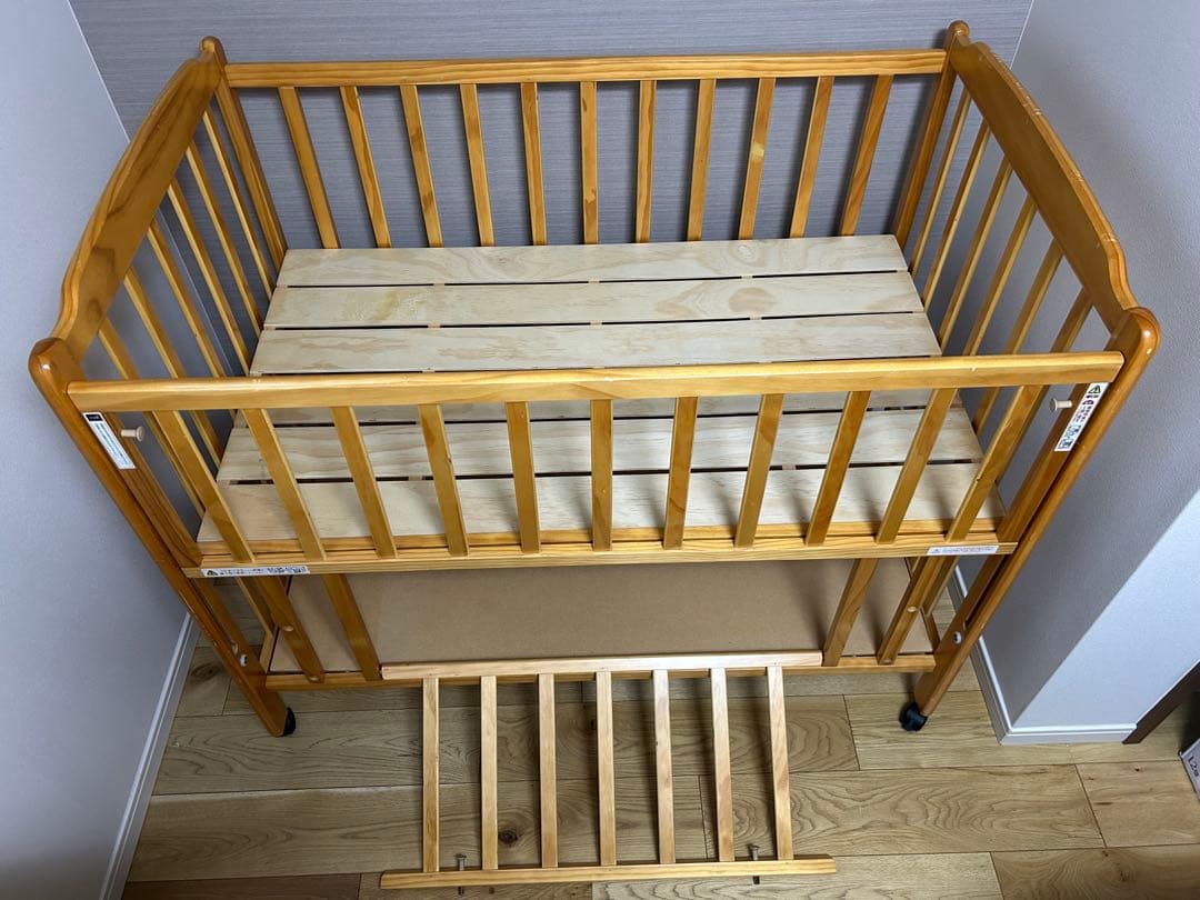 美品✨大和屋　ベビーベッド　フロール　120✕70cm