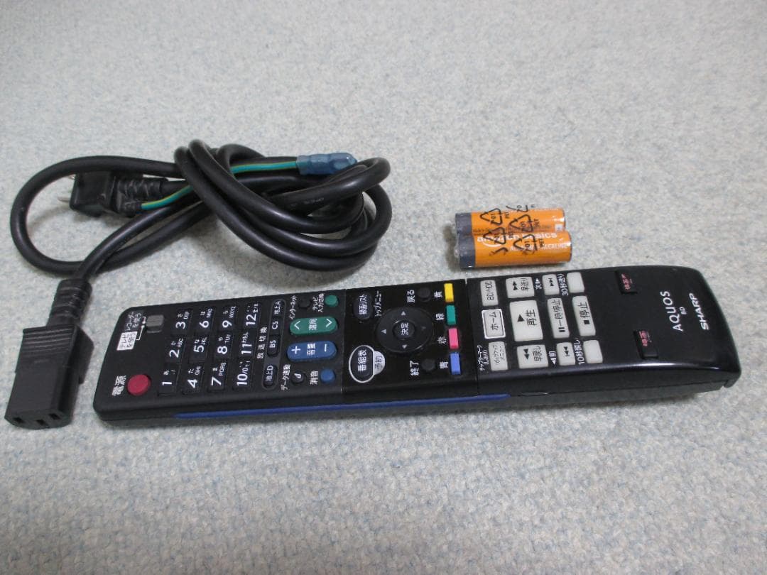 動作良好☆SHARP 2番組同時録画 ブルーレイレコーダー BD-HDW55