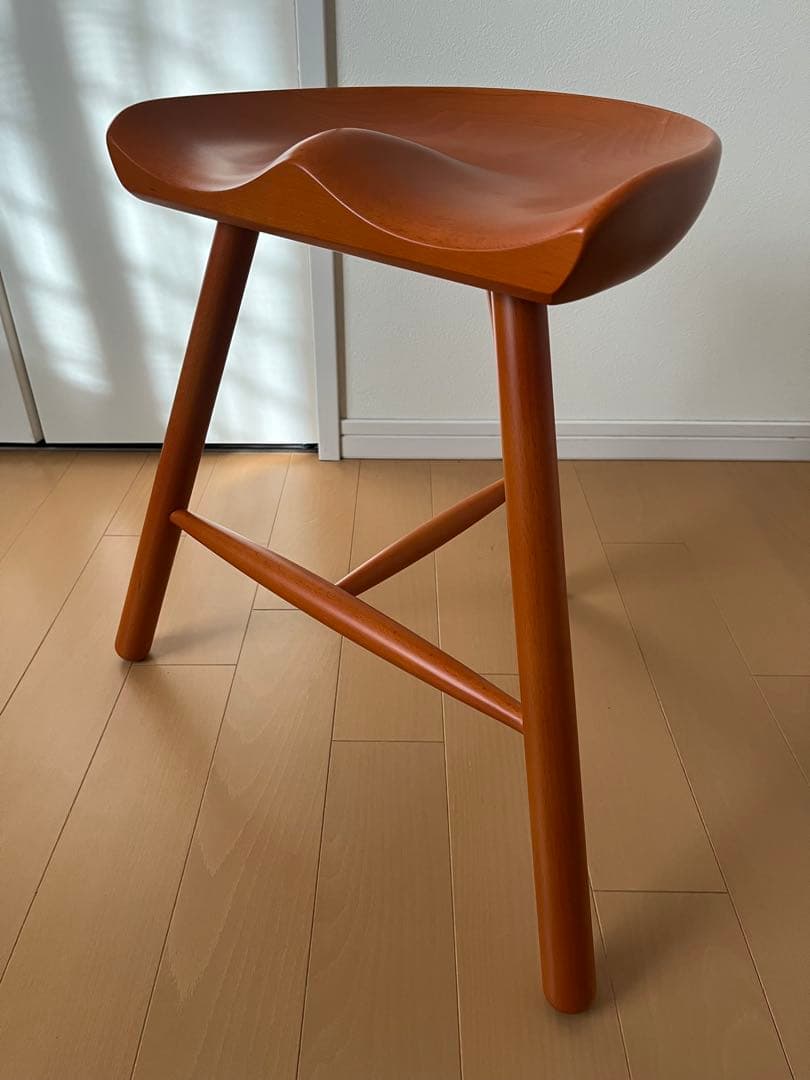 ワーナー　シューメーカースツール　オレンジ　49cm