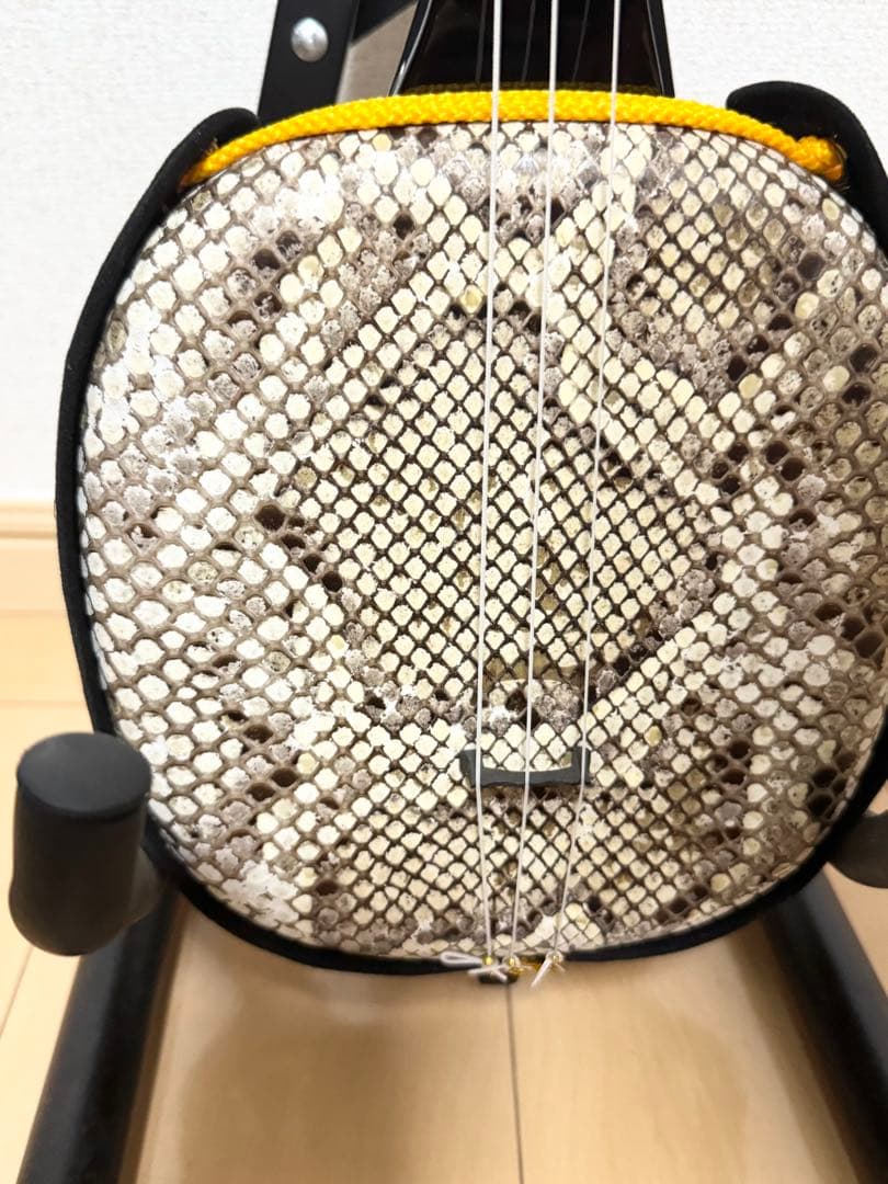 沖縄三線 本皮 蛇革仕様 琉球楽器 弦楽器