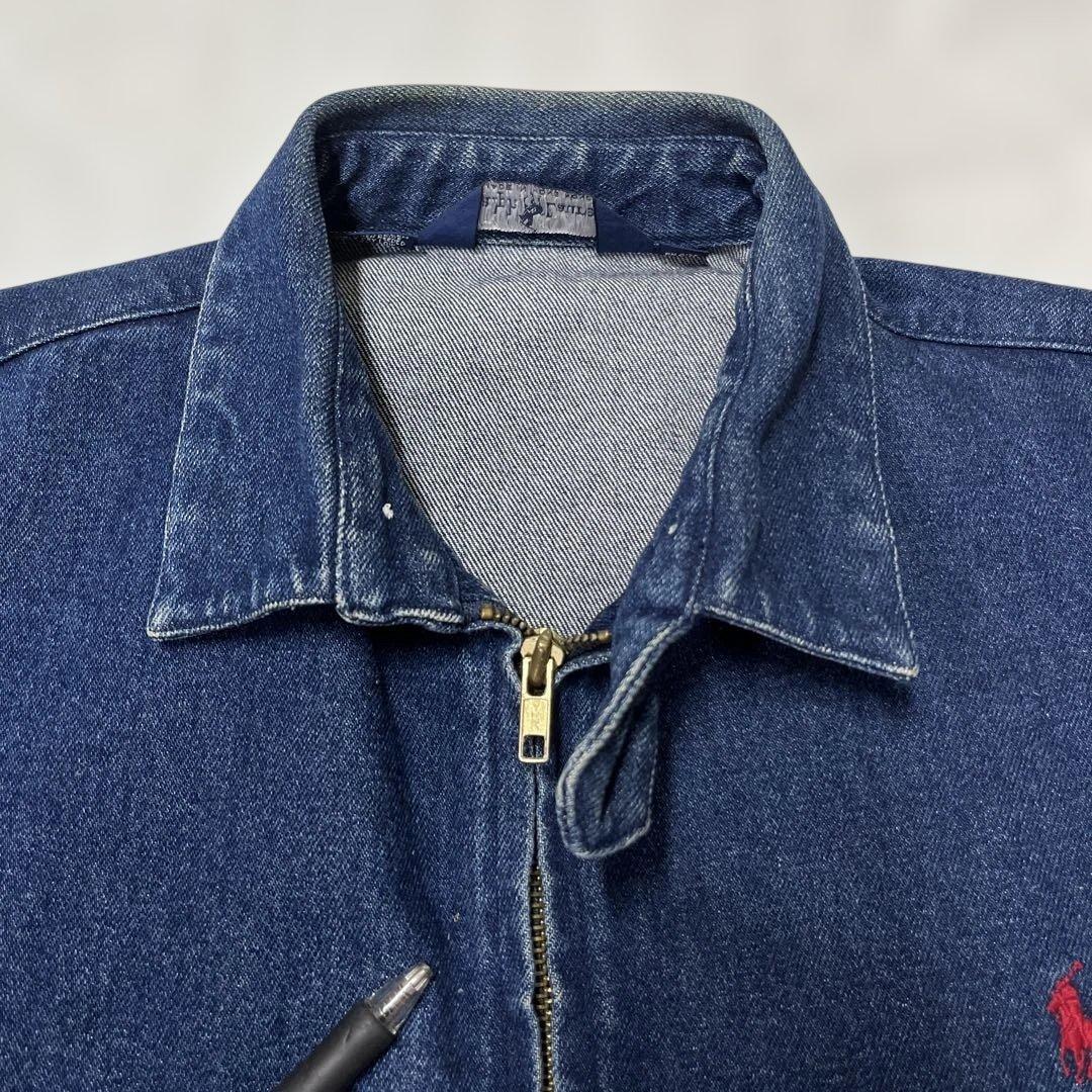 値下げ 80s ラルフローレン Ralph 三角タグ ポニー デニム ジャケット