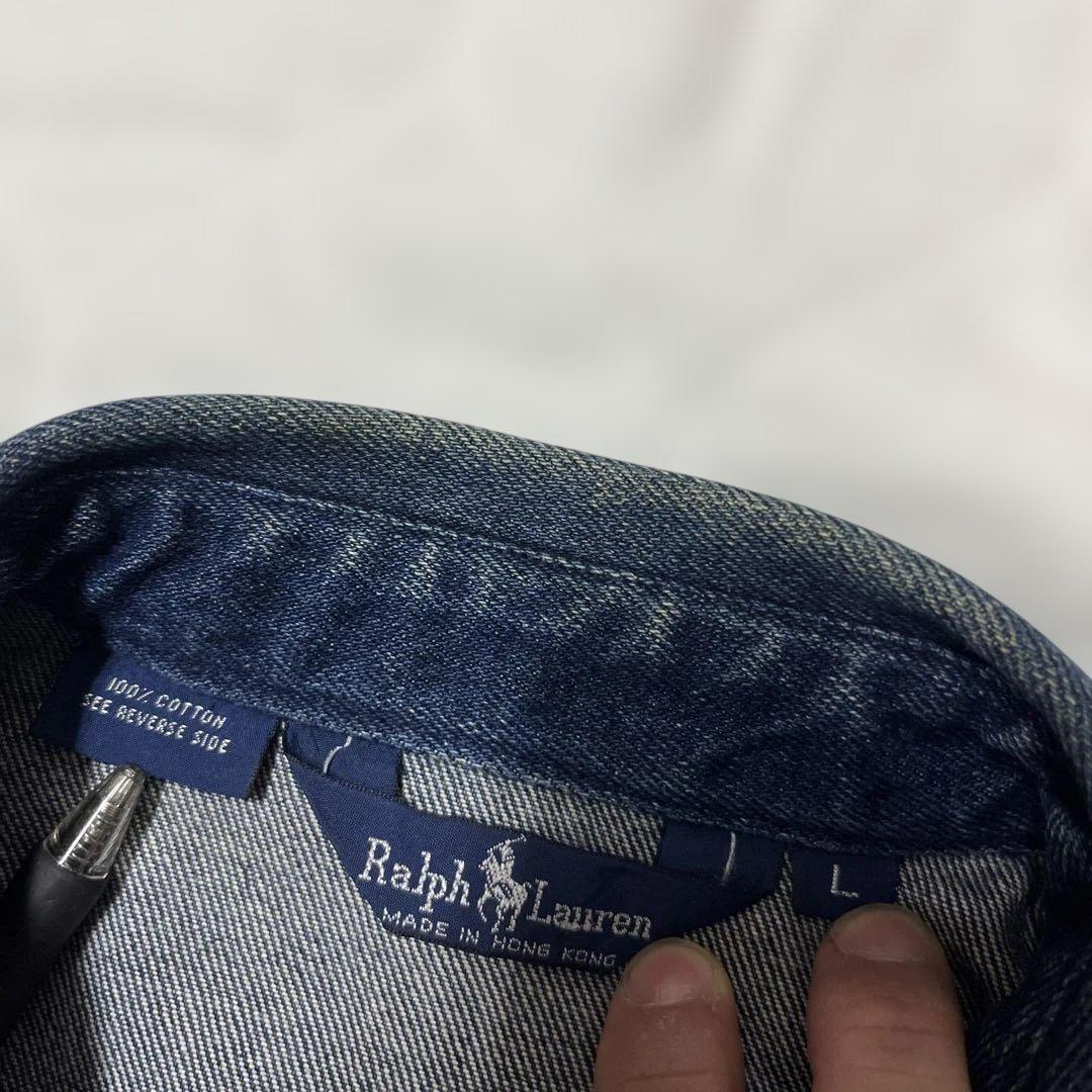 値下げ 80s ラルフローレン Ralph 三角タグ ポニー デニム ジャケット