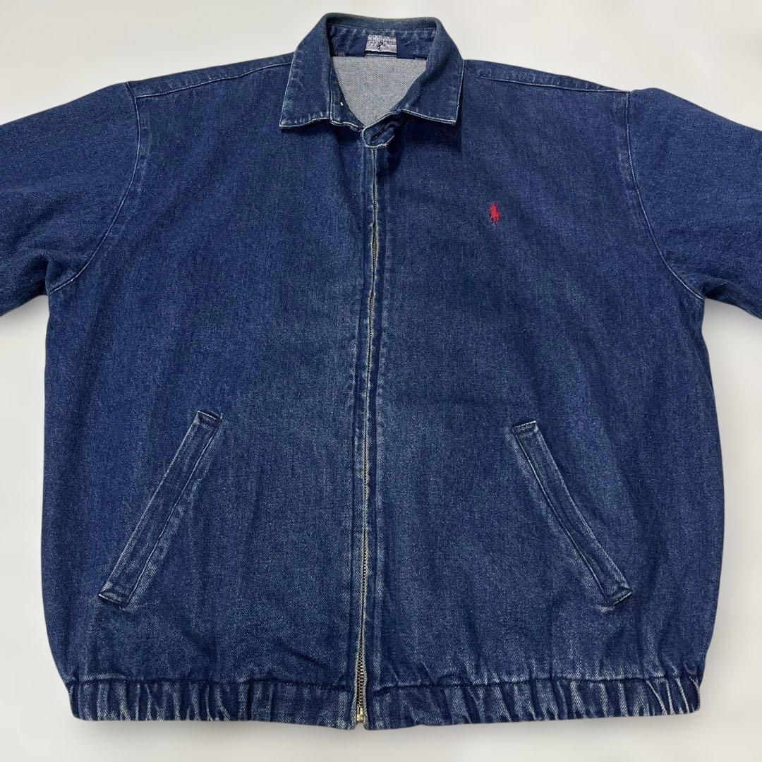 値下げ 80s ラルフローレン Ralph 三角タグ ポニー デニム ジャケット
