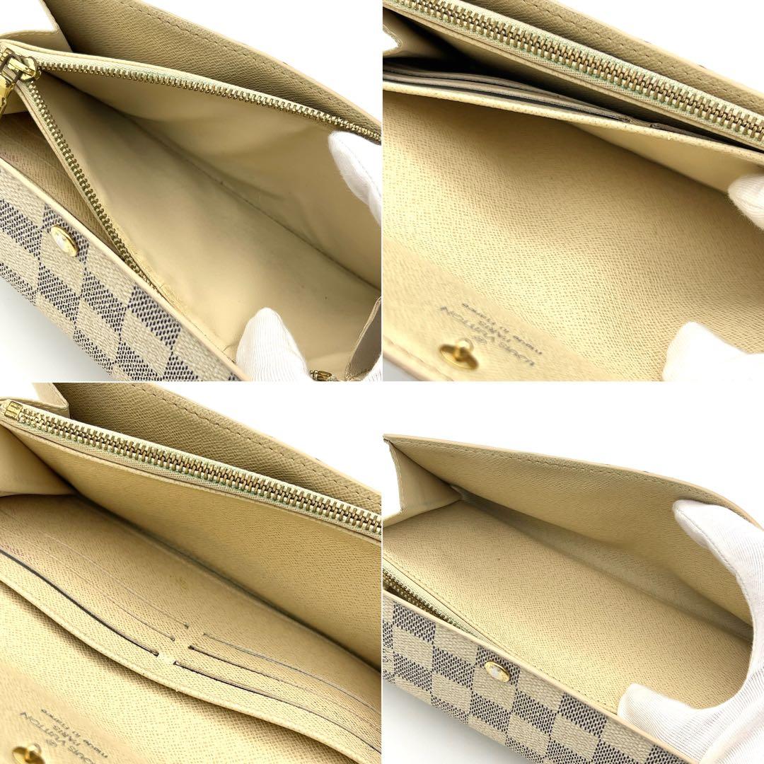 ルイヴィトン 長財布 アズール ポルトフォイユサラ 男女兼用