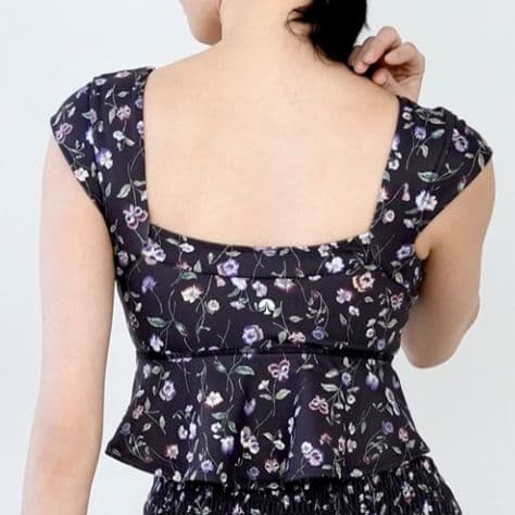 【SUKALA】スプリングフラワーグレースブラトップ パンジー Мサイズ