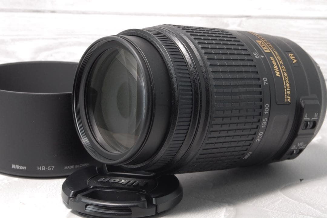 Nikon AF-S 55-300mm VR望遠レンズ 動作確認済 手ぶれ補正