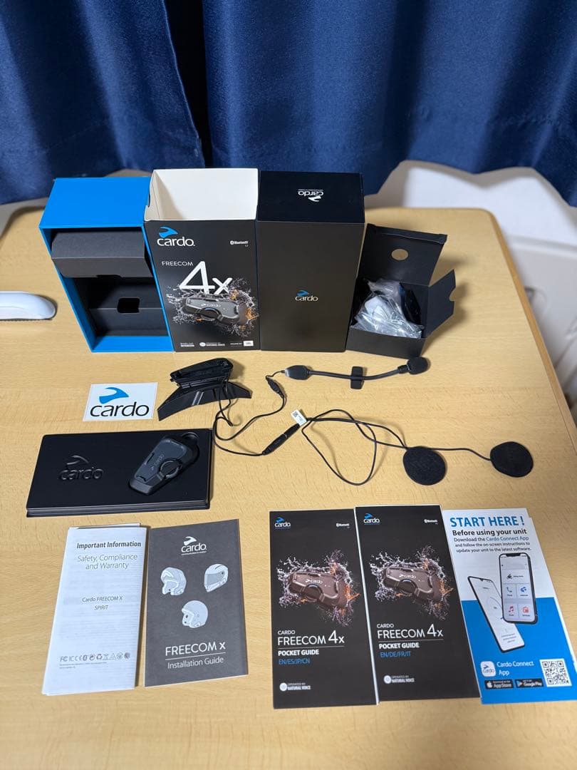 Cardo/カルド FREECOM 4X オートバイ用インカム JBL メッシュ