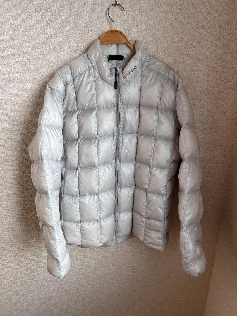 モンベル EXライトダウンジャケット ライトグレー XL mont-bell