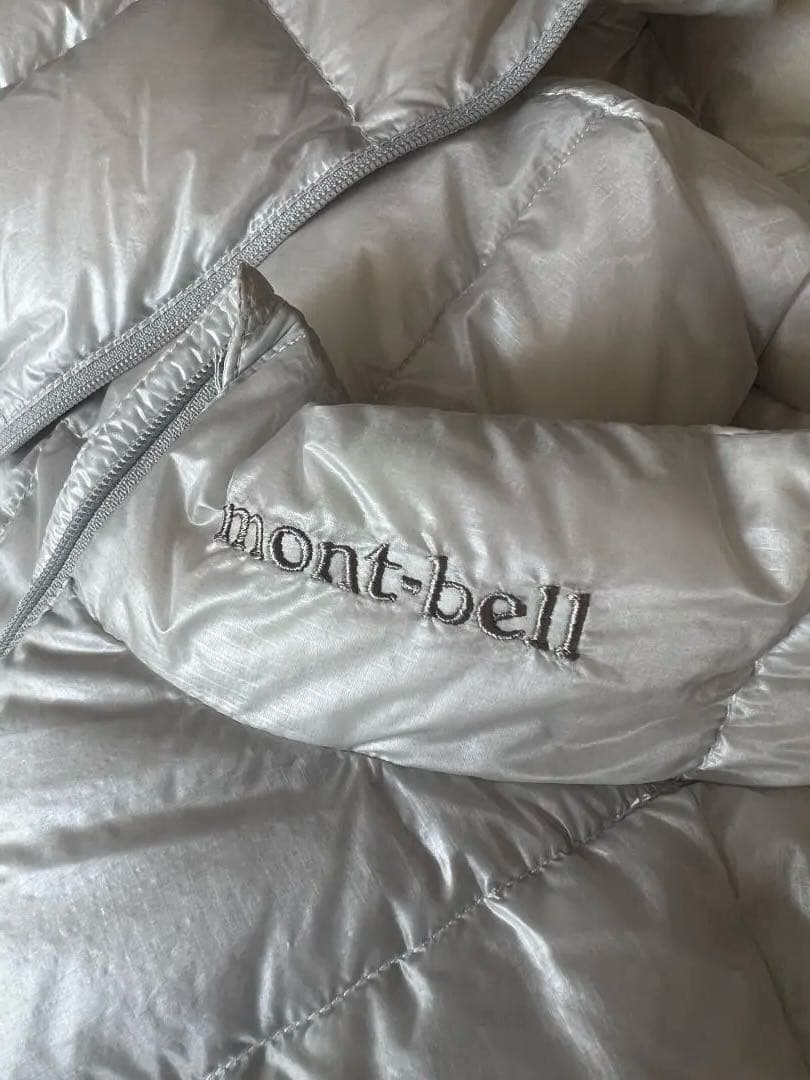 モンベル EXライトダウンジャケット ライトグレー XL mont-bell