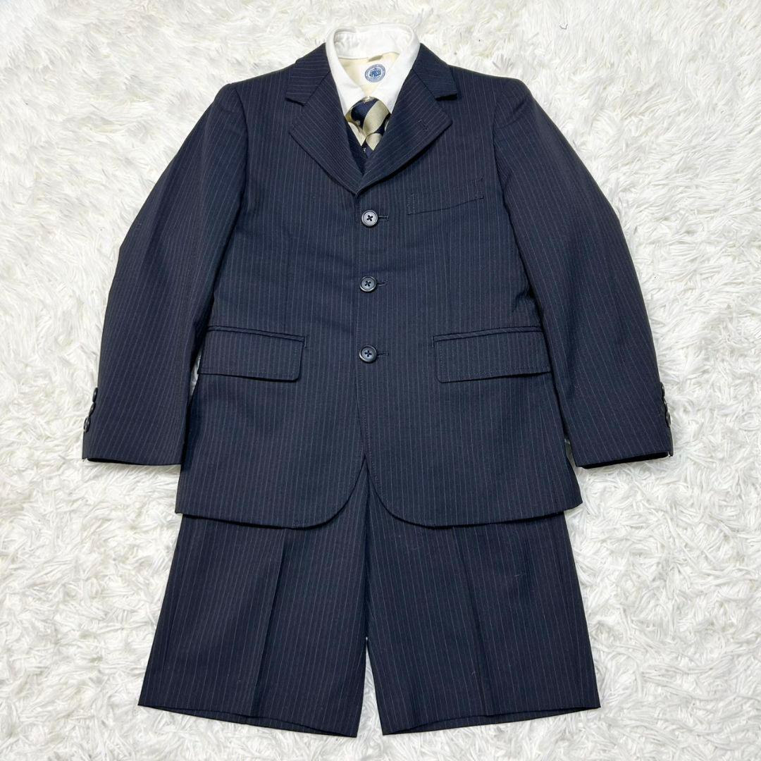 【美品】ジェイプレス フォーマルスーツ キッズ 120 5点セット 卒服 紺ブレ
