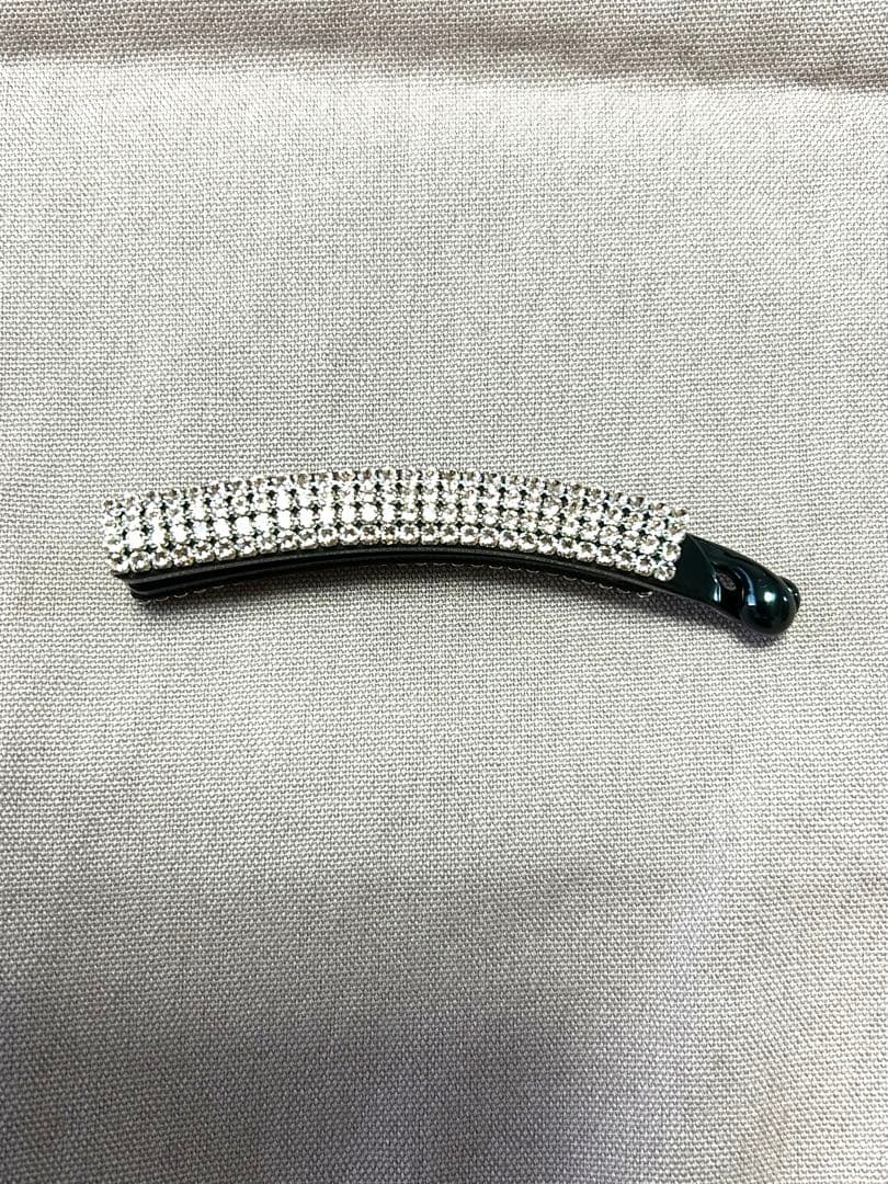 Complex Biz バナナクリップ　スワロフスキー　ピンク色