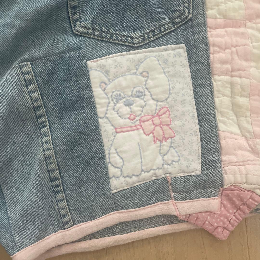 グニフニ♡くまちゃんのカントリーデニムパンツ