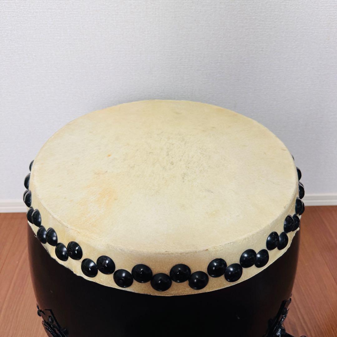 和太鼓 打面33センチ ブラック　黒　大太鼓