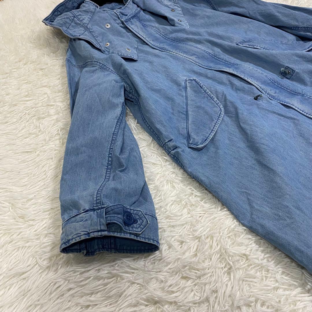 フレッドペリー　デニム　モッズコート　フード付き　ワンピース　羽織り