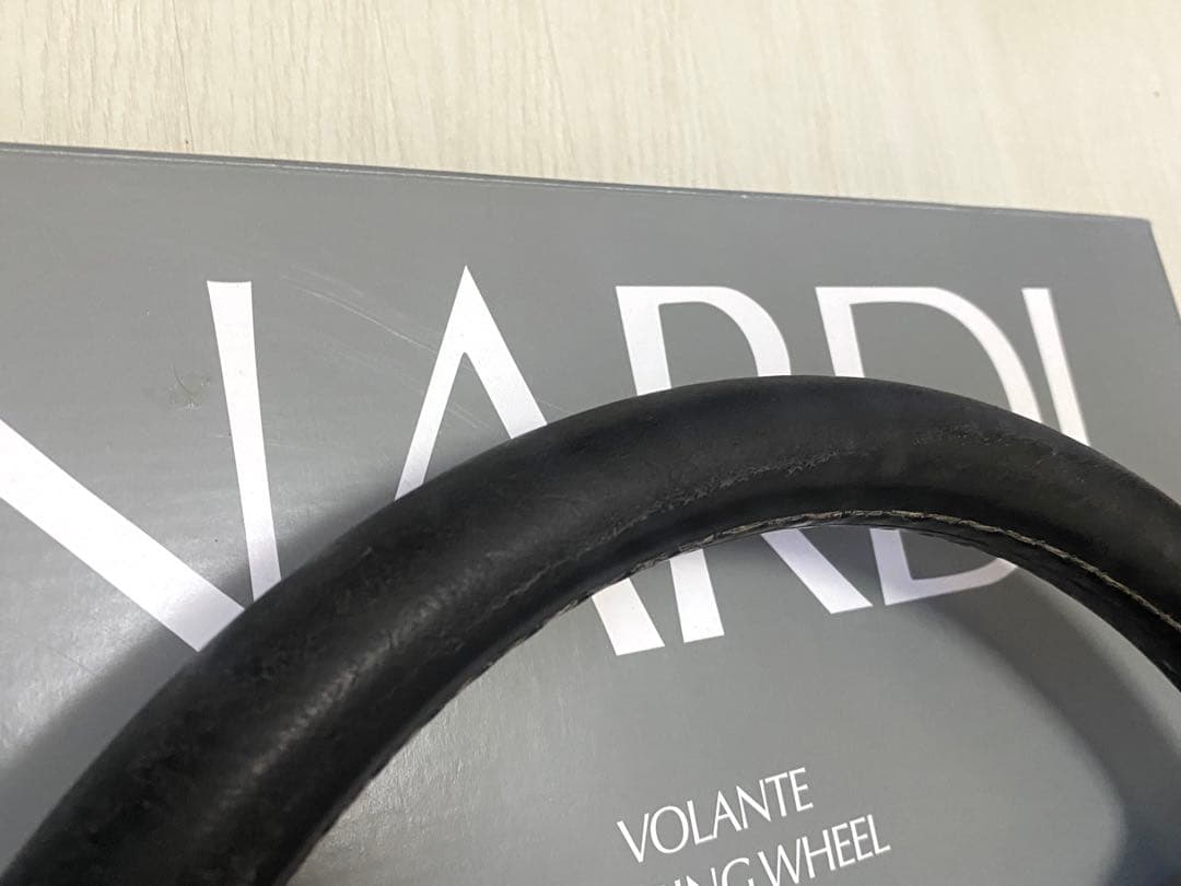NARDI レザーステアリング33Φ 即決大歓迎　ナルディ　小径　 希少 FET
