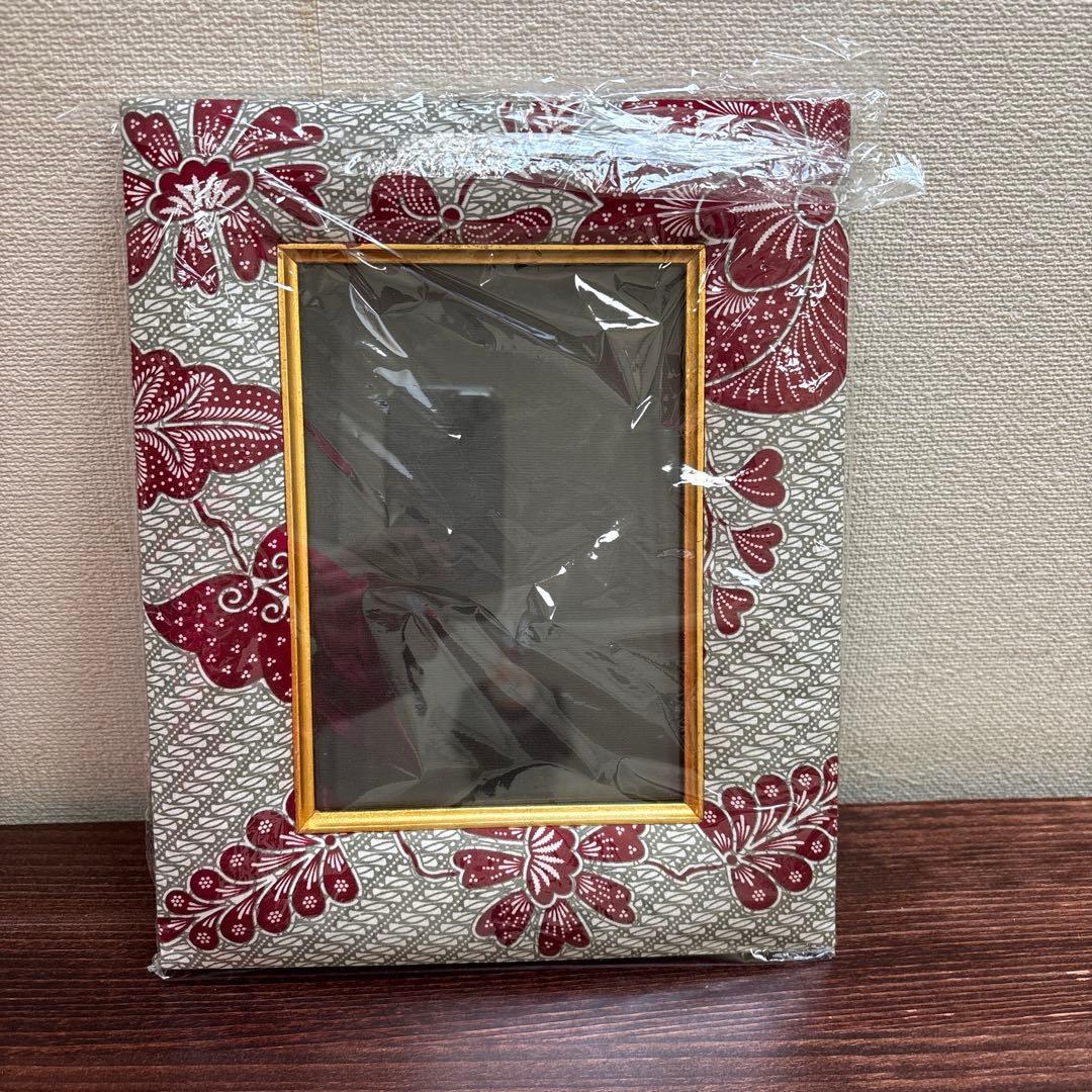 新品　フォトフレーム ８個セット　バティック　インドネシア