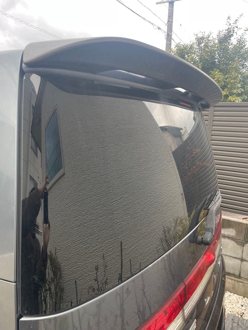 三菱デリカD5　リアスポイラー（トランクスポイラー)