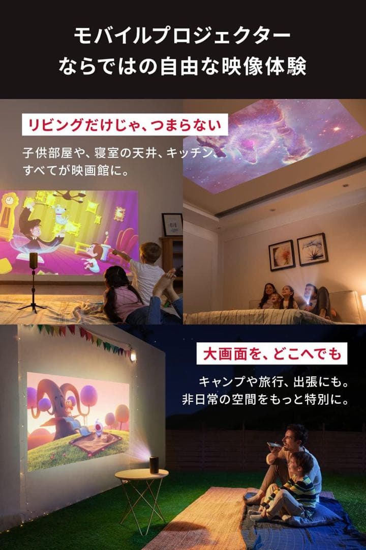 未使用品 NEBULA Capsule II モバイルプロジェクター