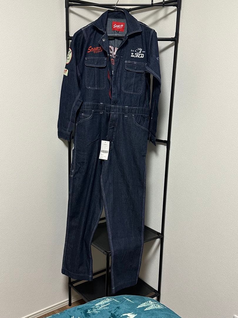 Snap-on オーバーオール Sサイズ ダークデニム
