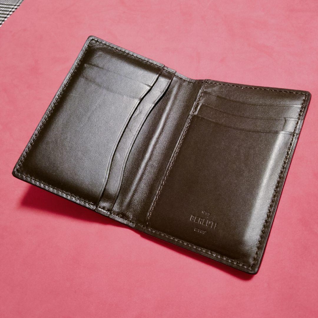 ゆう 現行ベルルッティ ジャグア カードケース ミモザ スクリットレザー