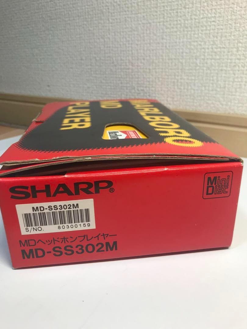 【希少】MDプレイヤー　SHARP×Marlboroコラボ　　MD-SS302M