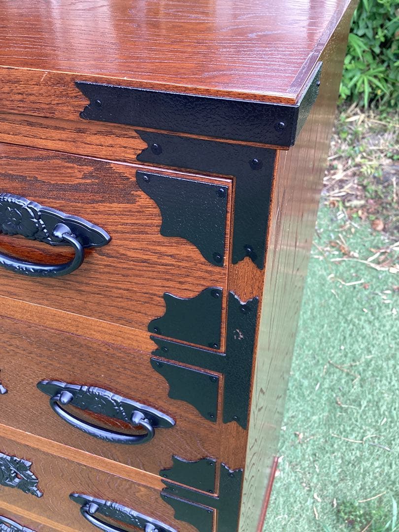 時代箪笥　民芸箪笥　装飾金具　和箪笥　収納箪笥　整理箪笥