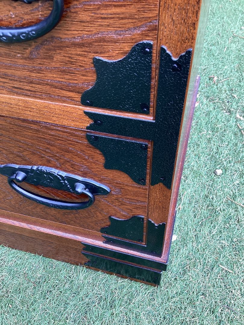 時代箪笥　民芸箪笥　装飾金具　和箪笥　収納箪笥　整理箪笥