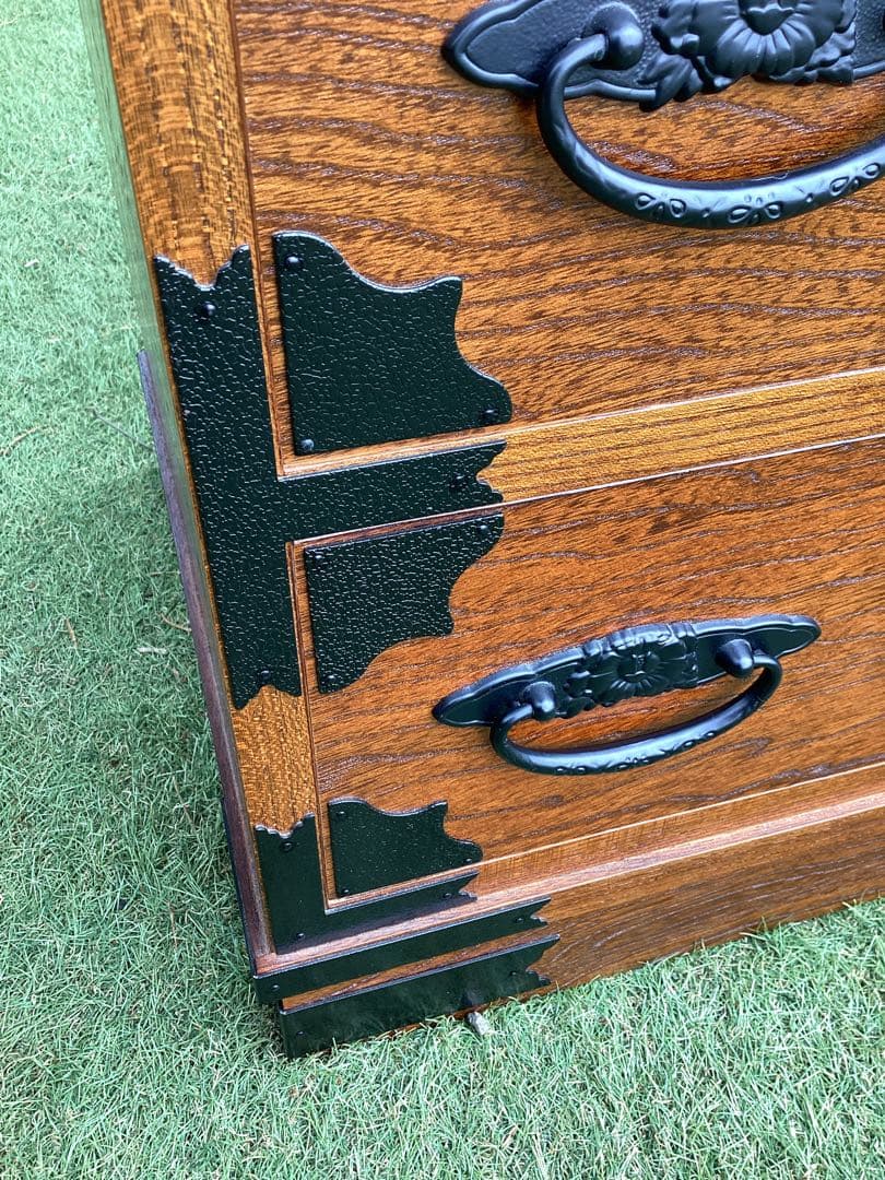 時代箪笥　民芸箪笥　装飾金具　和箪笥　収納箪笥　整理箪笥