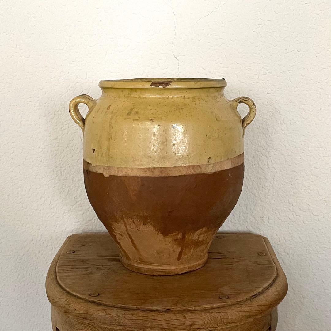 フランス 南仏 プロヴァンス アンティーク コンフィポット ポット