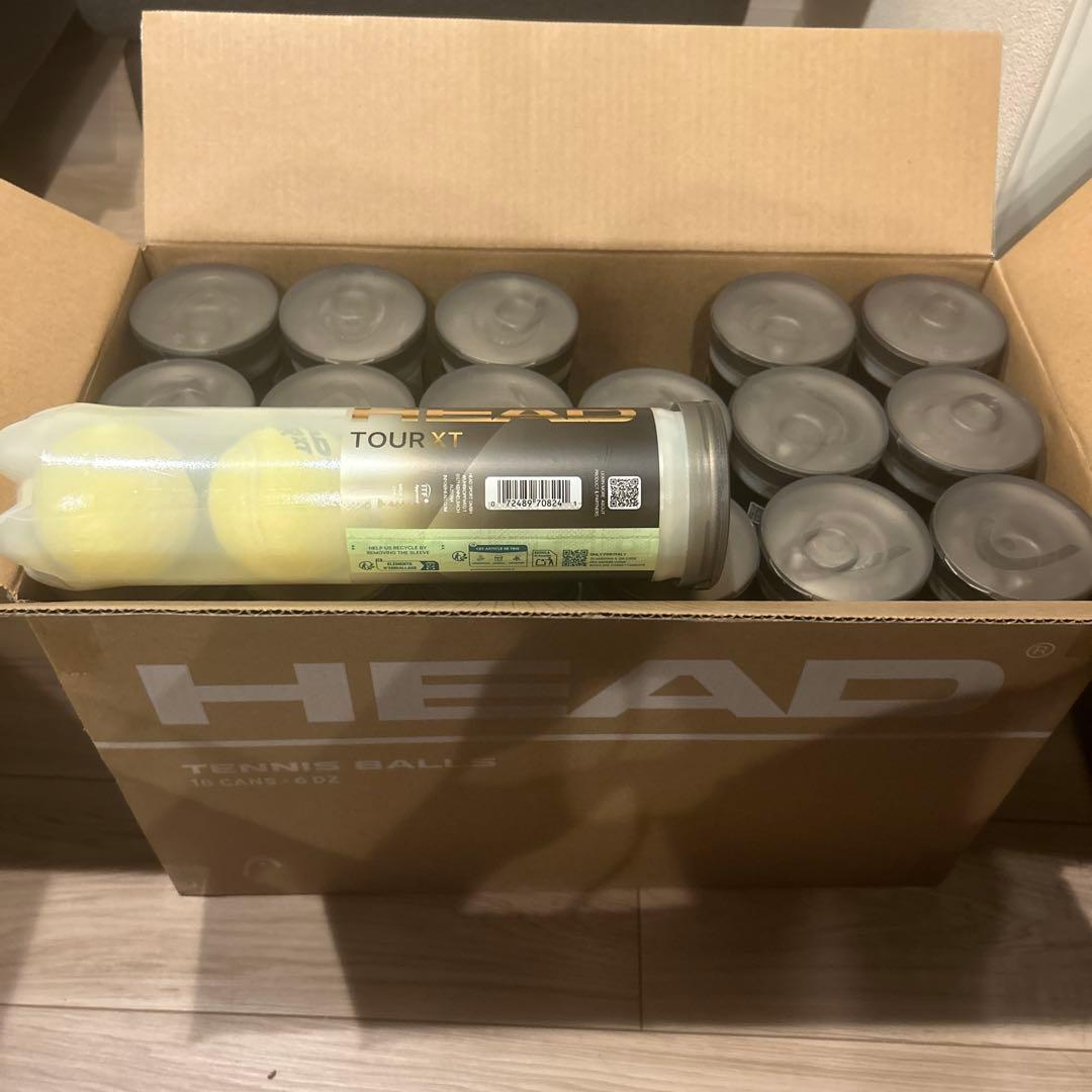 HEAD TOUR XT テニスボール 18缶セット