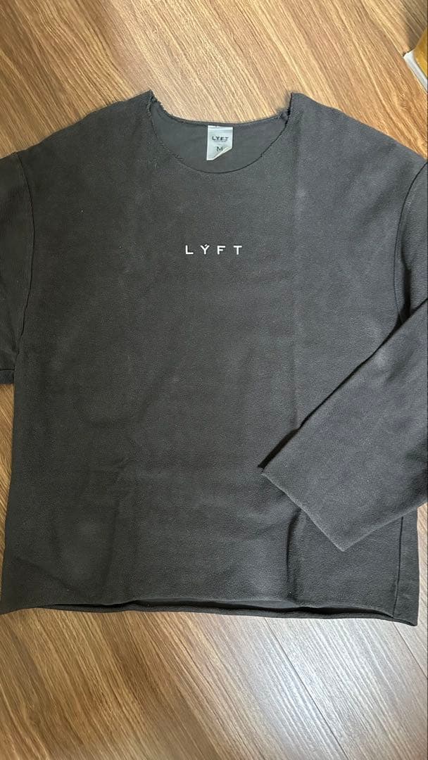 LYFT KNIT LIKE LOOSE SWEAT SHIRT - グレー