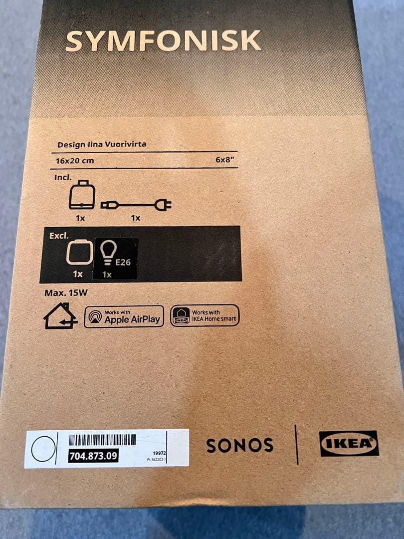 IKEA SYMFONISK スマートスピーカー　ランプ
