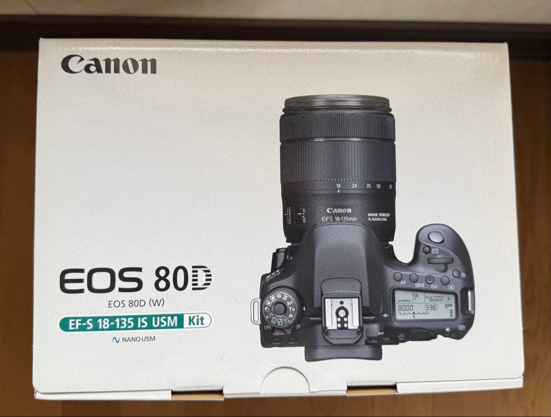 【レンズ、三脚付き】Canon EOS 80D デジタル一眼レフカメラ