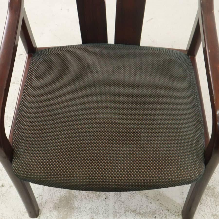 ２脚まとめ買い オールドカリモク ダイニングチェア アームチェア 曲木 ビンテ2