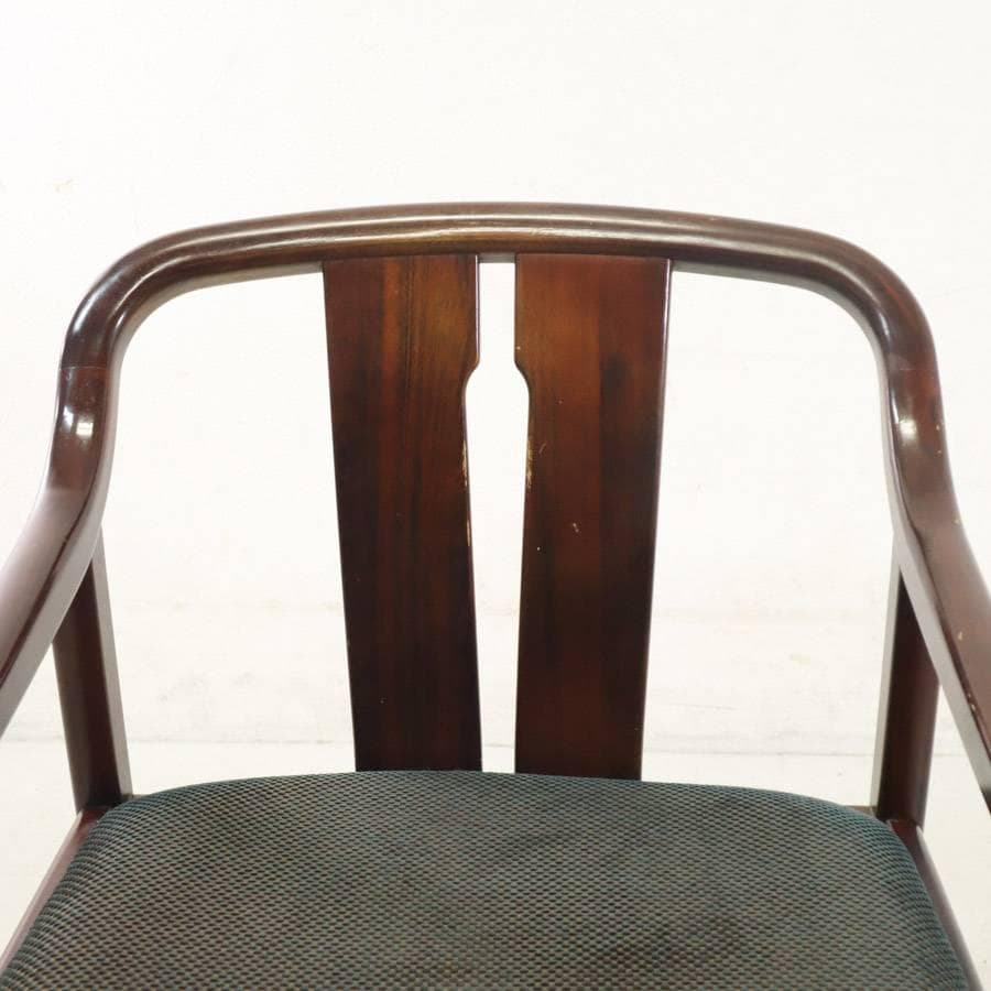 ２脚まとめ買い オールドカリモク ダイニングチェア アームチェア 曲木 ビンテ2