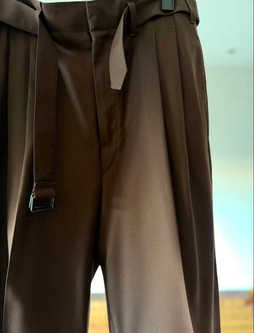 LEMAIRE ルメール　スラックス　ブラウン