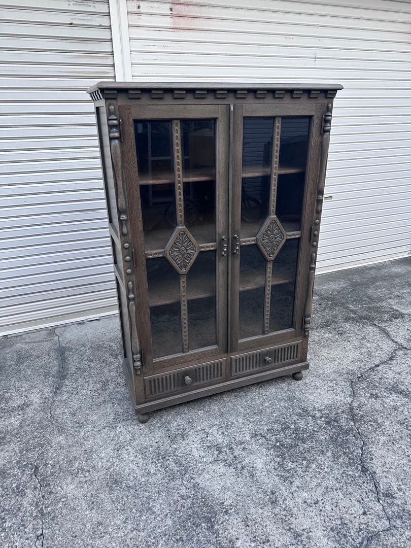 和製ヴィンテージ 神戸洋家具 キャビネット(サイドボード　ブックケース　収納棚)