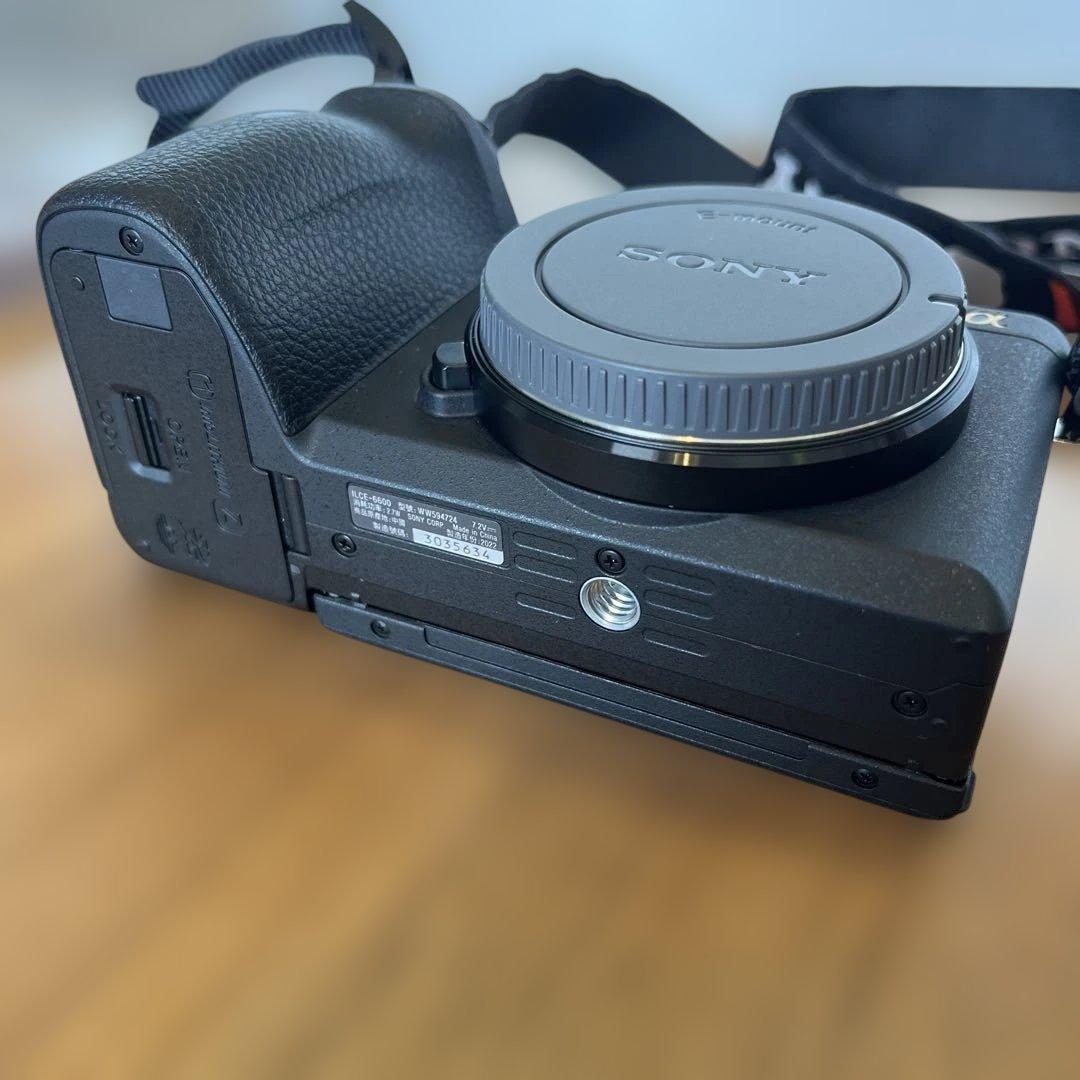 【美品】SONY α6600 ilce-a6600 ボディ 本体　撮影ガイド付