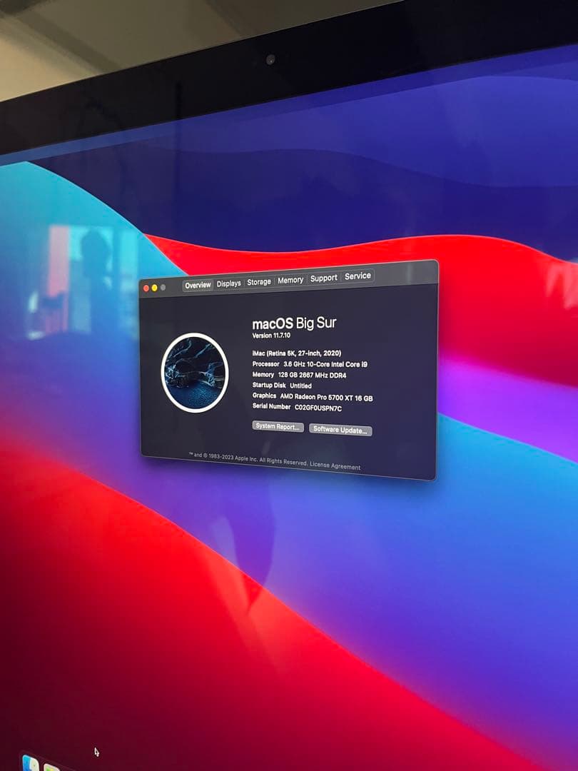 iMac 27インチRetina 5K, 2020 magicmouse2付