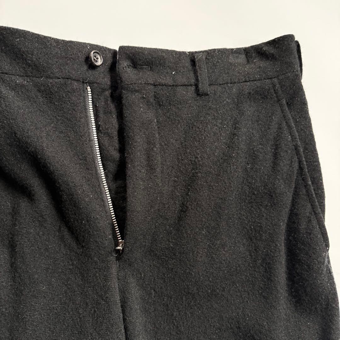 【1/7まで】コムデギャルソン ウール スラックス メンズ 黒 パンツ Sサイズ
