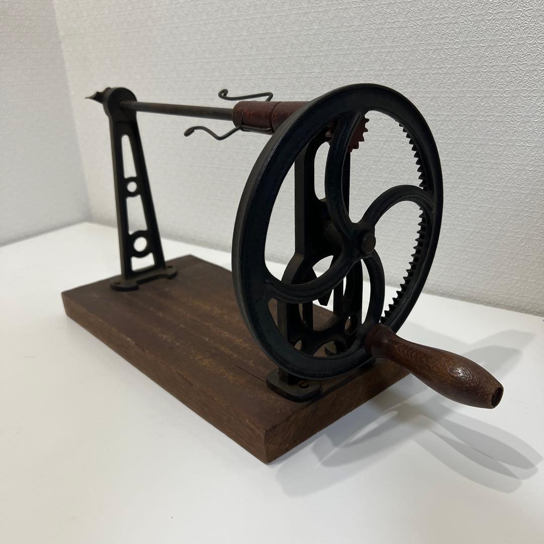 座繰り機　Mの刻印　古道具