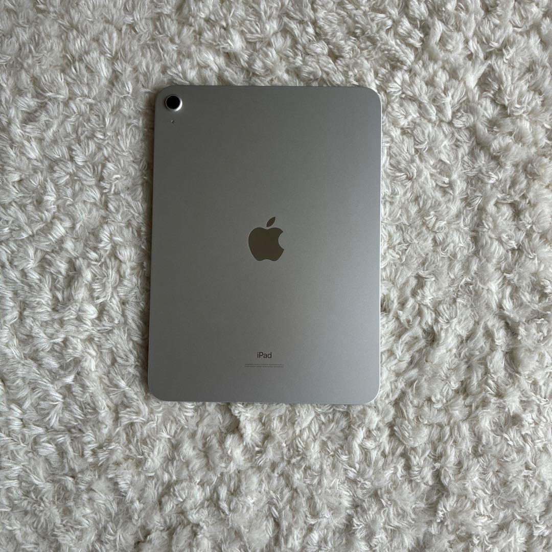 Apple iPad 第10世代シルバー　本体＋Apple pencil+カバー